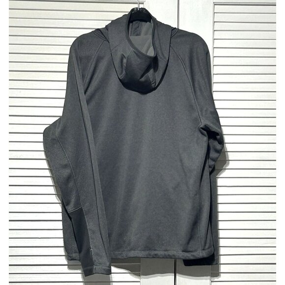 The North Face Men's Gray Full-Zip Hooded Jacket With Blue Logo Size XL 3045 - Picture 3 of 12